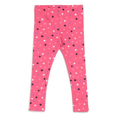 Printed Leggings In Fleece Fabric